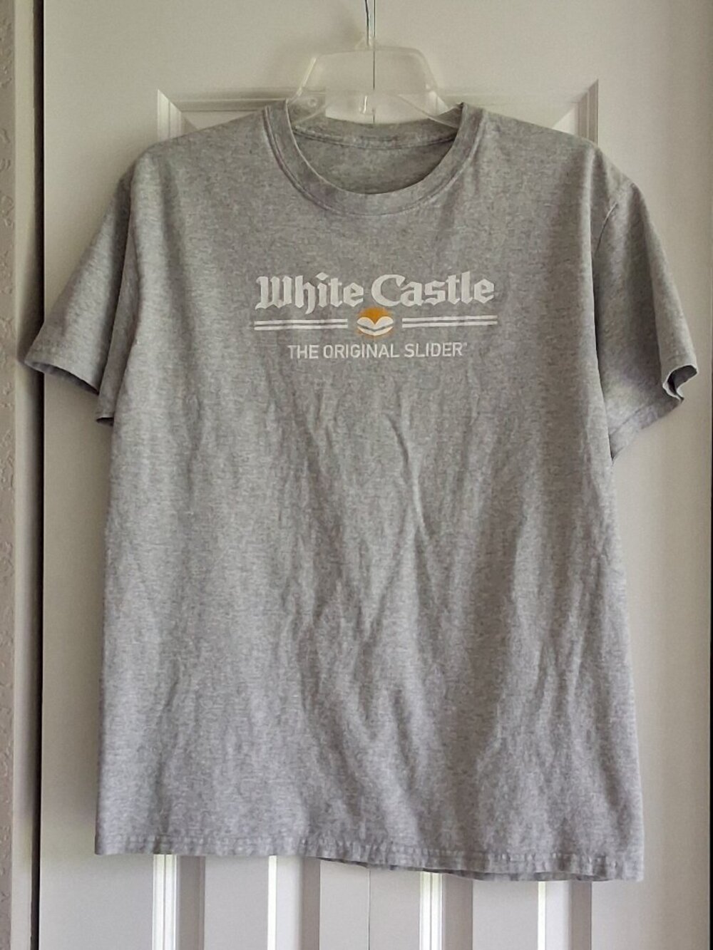 White Castle "The Original Slider" Gray Short Sleeve Unisex T-Shirt Size L